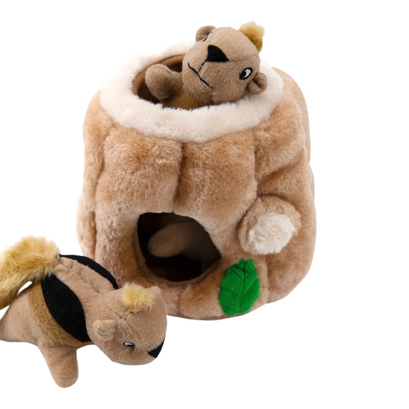 Outward Hound Hide A Squirrel Plush Dog Toy Puzzle, Medium - Image 5