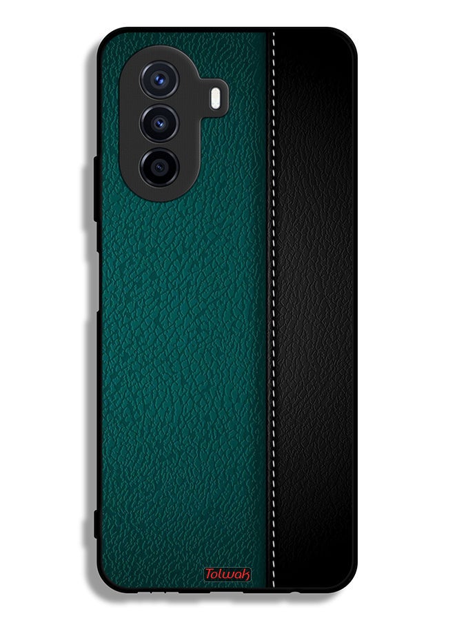 Tolwak Huawei nova Y70 Protective Case Cover Leather Pattern - Image 2