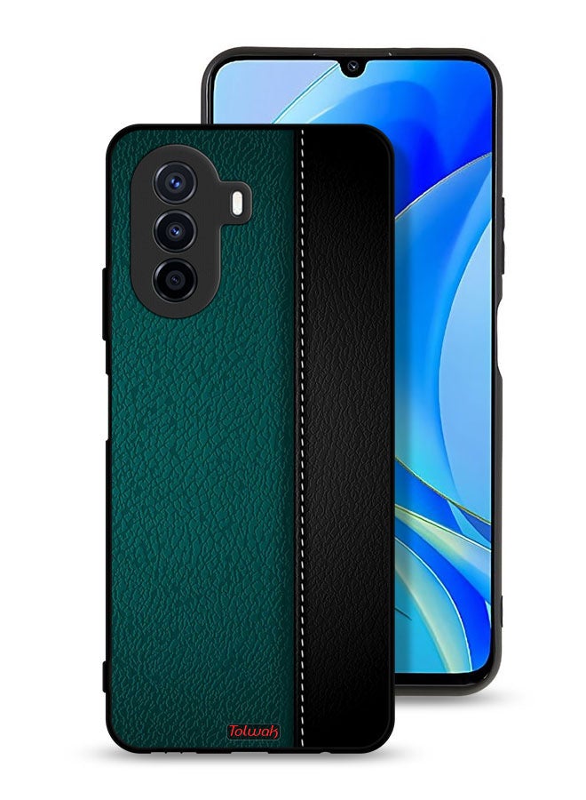 Tolwak Huawei nova Y70 Protective Case Cover Leather Pattern - Image 1