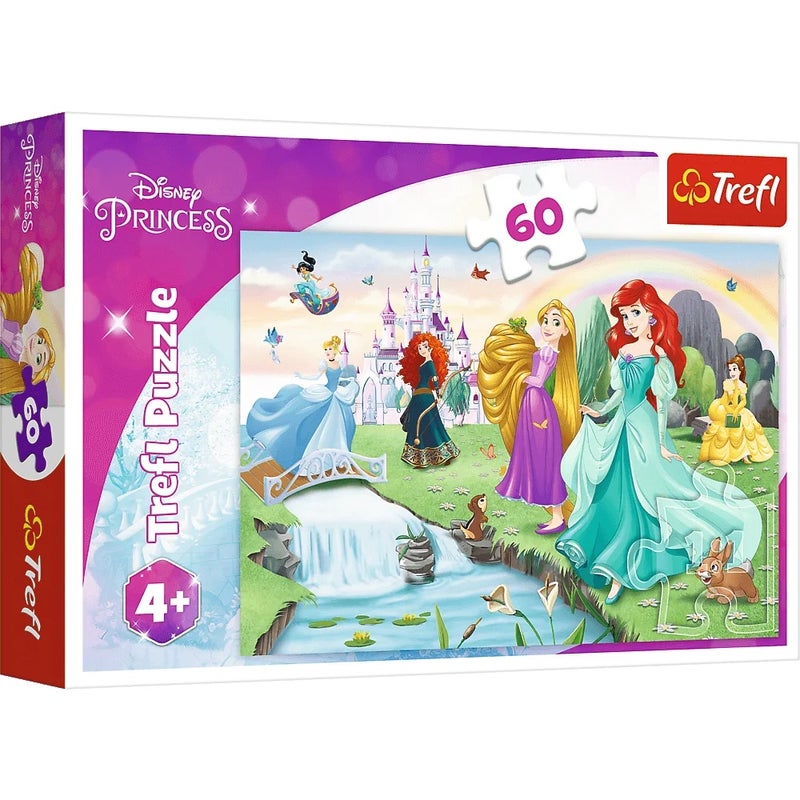 Trefl - Disney Meet the Princesses 60 Pieces - 17361 - Image 1