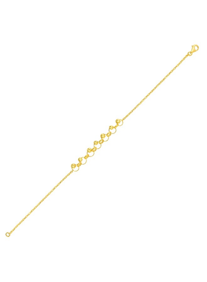 BAFLEH JEWELLERY A Touch of Tradition 22KT Gold Bracelet by Bafleh Jewellery  - Image 2