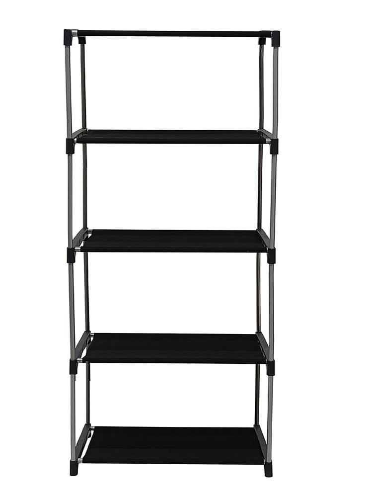PHILOSHOP Wardrobe Organizer for ClothesAlmirah for ClothesBedroom Organiser with 4 Layer Grey - Image 3