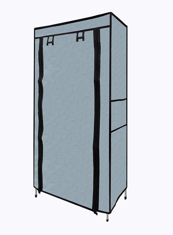 PHILOSHOP Wardrobe Organizer for ClothesAlmirah for ClothesBedroom Organiser with 4 Layer Grey - Image 4