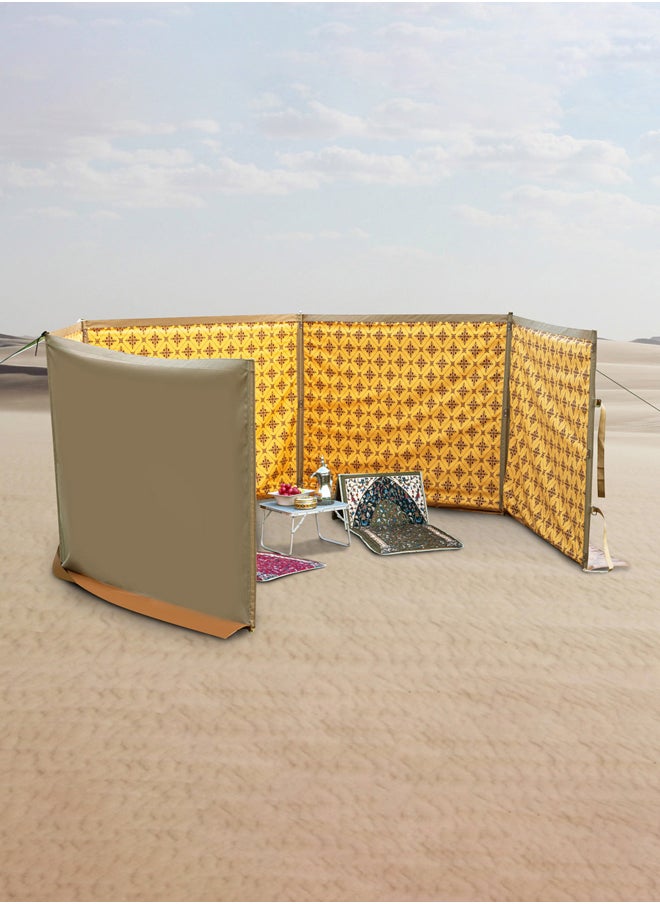 AL SANIDI Outdoor windbreak for trips, Kaki, Size 800*150 Cm  - Image 2