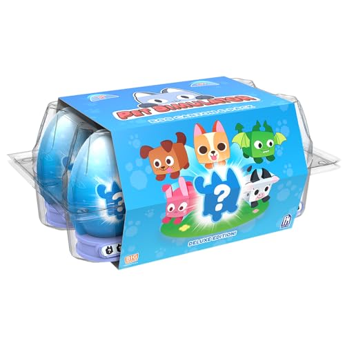 Pet Simulator - Mystery Minifigures Deluxe 6-Pack (Six Mystery Eggs & Pet Figures, Series 2) [Includes DLC] - Image 1