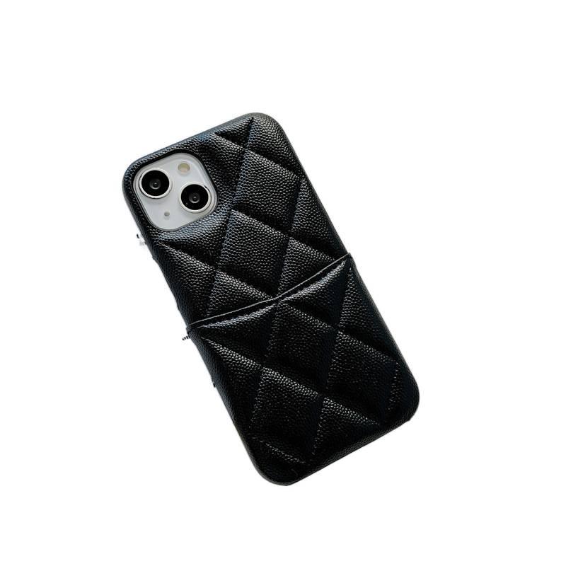 Protective Case | Shockproof Cover for iPhone 15 / 15 Plus / 15 Pro / 15 Pro Max | Card Holder | Drop Protection | Leather Texture - Image 4