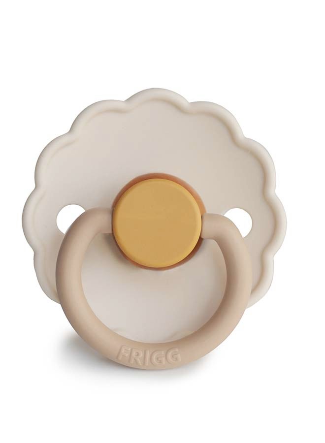 FRIGG Daisy Silicone Baby Pacifier 6-18M 1-Pack Chamomile - Size 2 - Image 1