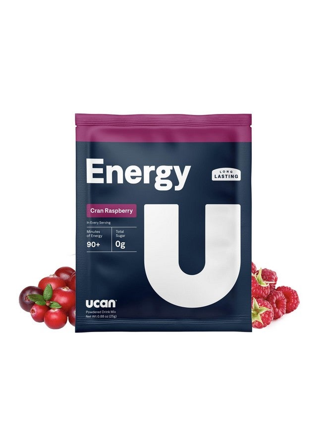 UCAN Energy Powder, Cran-Raz, Keto, Sugar-Free Pre & Post Workout for Men & Women, Non-GMO, Vegan, Gluten-Free, Great for Runners, Gym-Goers and High Performance Athletes (12 Servings, 25g) - Image 1