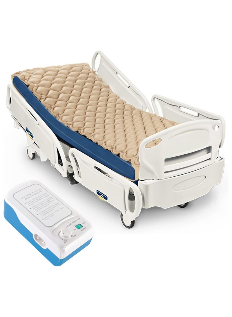 Generic Alternating Pressure Mattress Topper with Quiet Electric Pump – Anti-Bedsore Medical Air Pad - Image 1