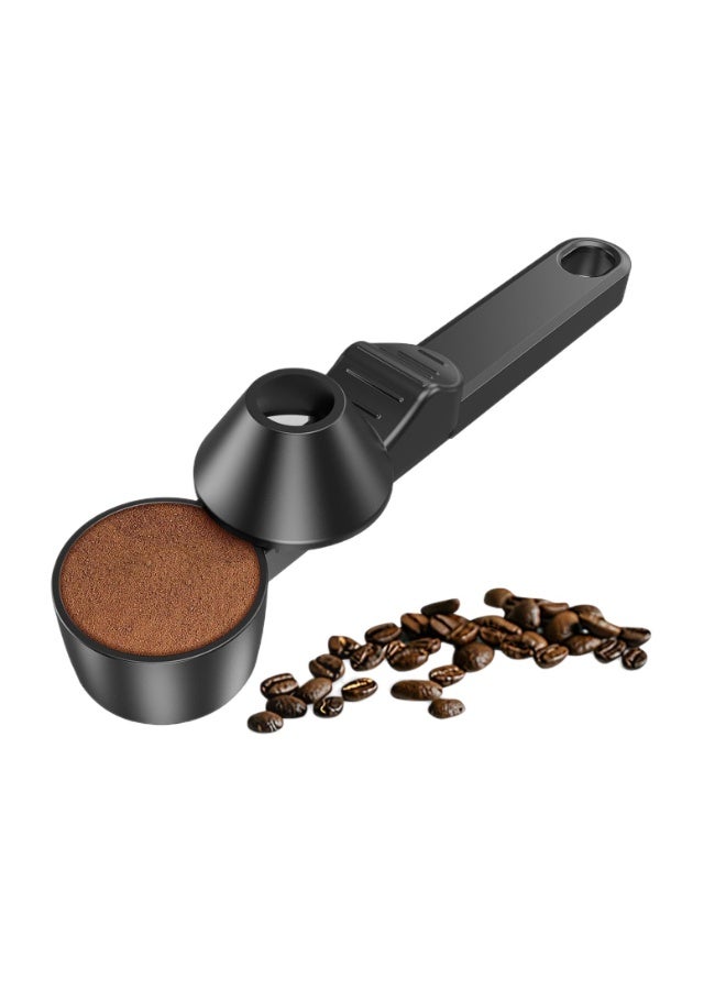 Walpck Coffee Measuring Scoop with Sliding Leveler & Built-in Funnel, 1 Pack – 1 Tbsp Accurate Scoop for Ground Coffee, Long Handle 7.68", No-Mess Pouring, Consistent Measuring Spoon for Coffee & Tea - Image 2