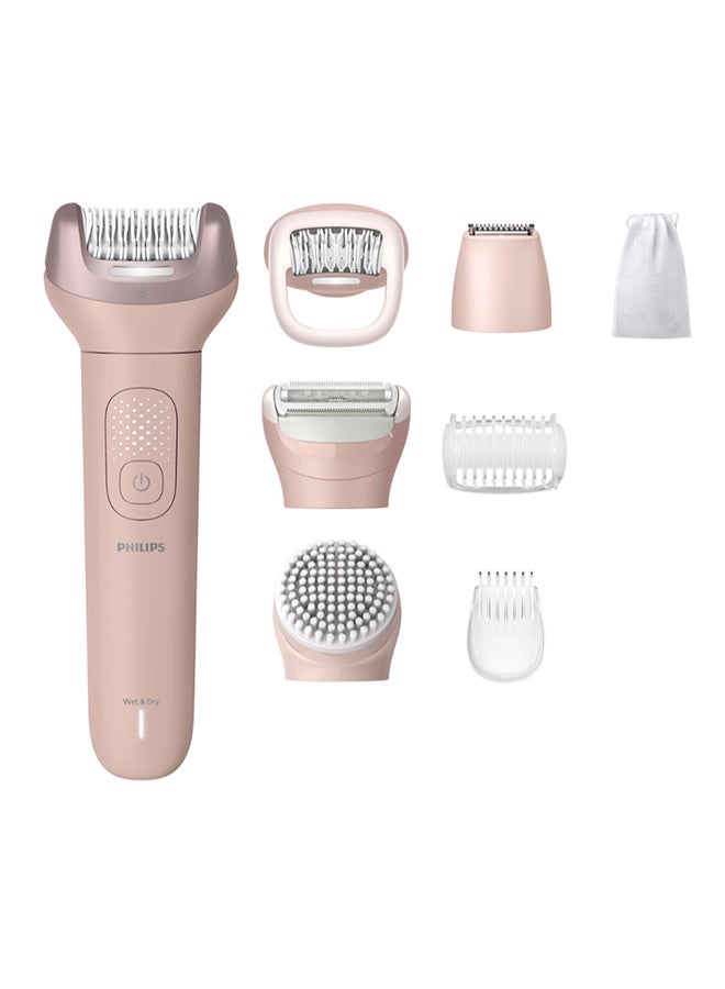 Philips Epilator 9000 Series - Cordless Wet and Dry Electric Epilator, Hair Removal for Legs and Body, with ProGuide, 60 min. Runtime, Pink - BRE719/00 - Image 1