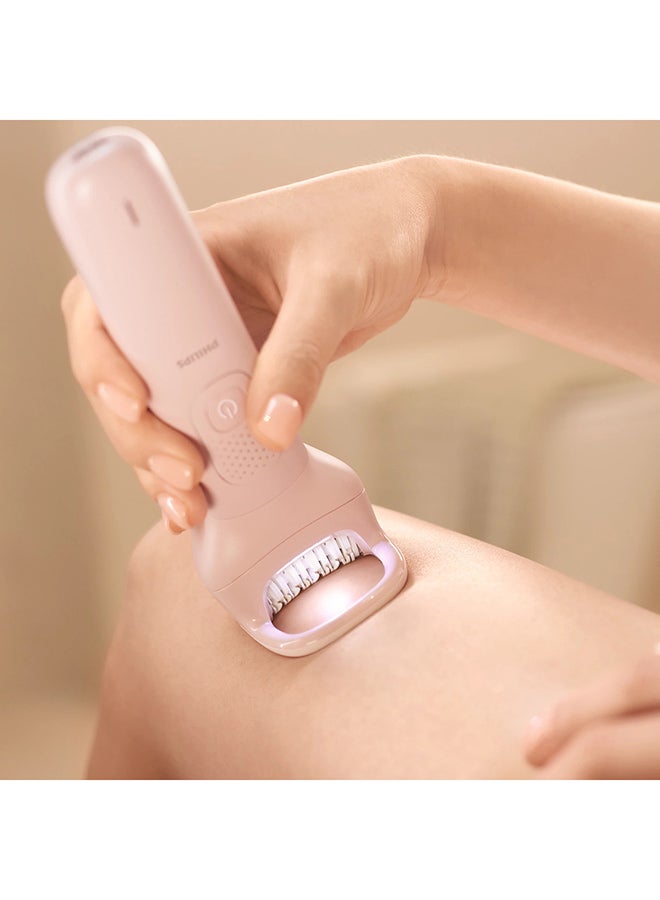 Philips Epilator 9000 Series - Cordless Wet and Dry Electric Epilator, Hair Removal for Legs and Body, with ProGuide, 60 min. Runtime, Pink - BRE719/00 - Image 2