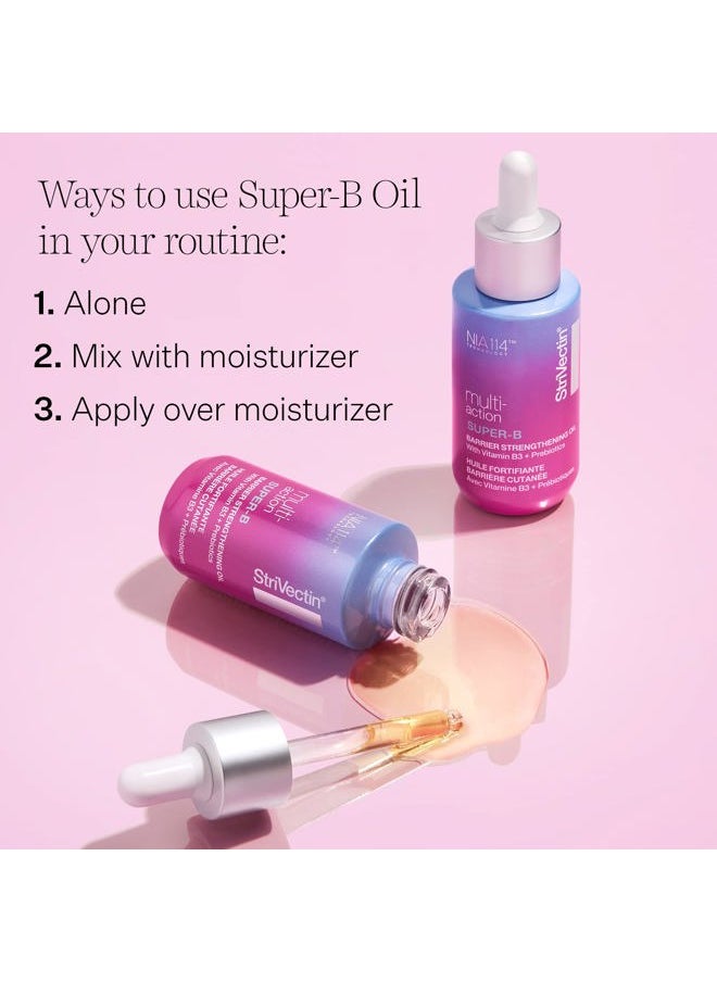 Strivectin Super-B Barrier Strengthening Oil with Vitamin B3 & Prebiotics​,​ 1 Fl Oz  - Image 4