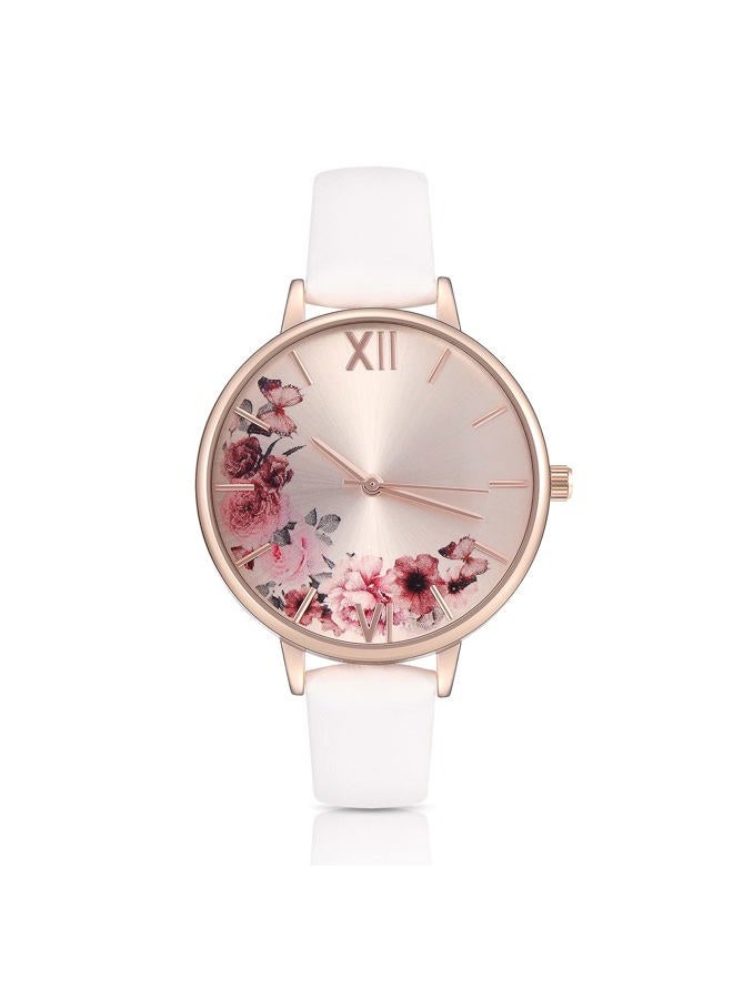 KIMOMT Women's Watches Leather Band Luxury Quartz Watches Waterproof Fashion Creative Wristwatch for Women Ladies - Image 1