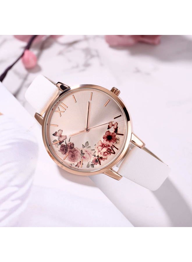 KIMOMT Women's Watches Leather Band Luxury Quartz Watches Waterproof Fashion Creative Wristwatch for Women Ladies - Image 3