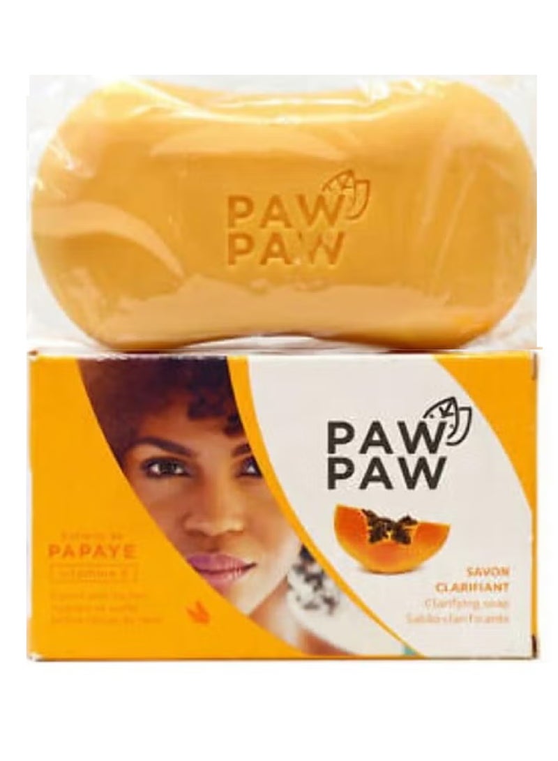 باو باو 2 قطعة من صابون تنظيف من باو باو مع فيتامين E ومستخلصات البابايا 180 جم - Image 3