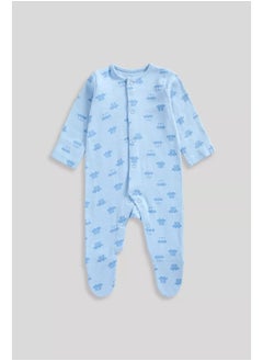 mothercare Vehicles Baby Sleepsuits - 3 Pack  - Image 2