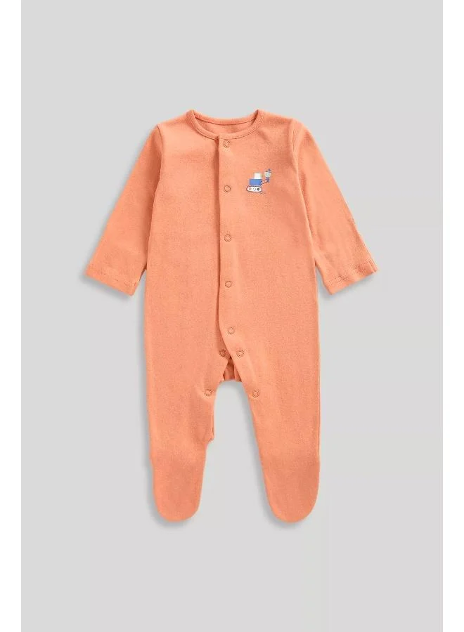 مذركير Vehicles Baby Sleepsuits - 3 Pack