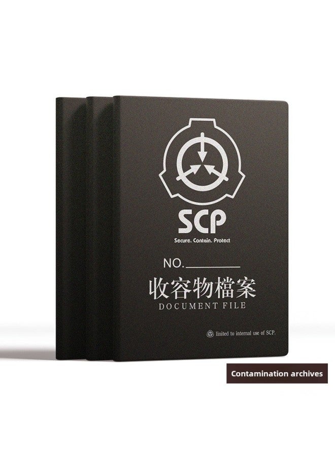 Diffuse Rhyme SCP Foundation Notebook Mobile Task Force LEVEL5 Creative Student Portable Notepad-Color:O-31 Containment File  - Image 1