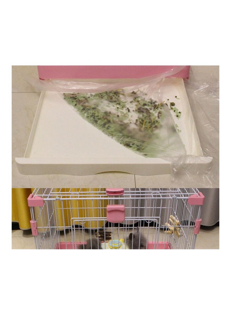 50 Pcs Disposable Rabbit Cage Liner Plastic Bunny Cage Mat Film to Replace Diapers Universal Toilet Film For All Small Animals - Image 4