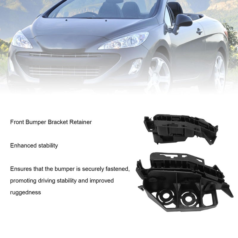 Front Bumper Bracket Retainer 7119LR Pair For 308 SW I 2007 2014 - Image 3