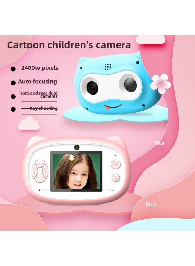 Generic HD Dual-camera Digital Children's Camera Can Take Pictures And Video Multi-function Mini SLR Camera Direct Sales-Body Color:16GB Memory Card  - Image 2