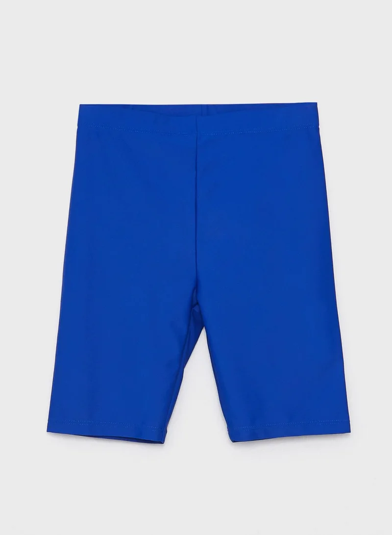 LC WAIKIKI Kids Color Block Swimsuit & Shorts