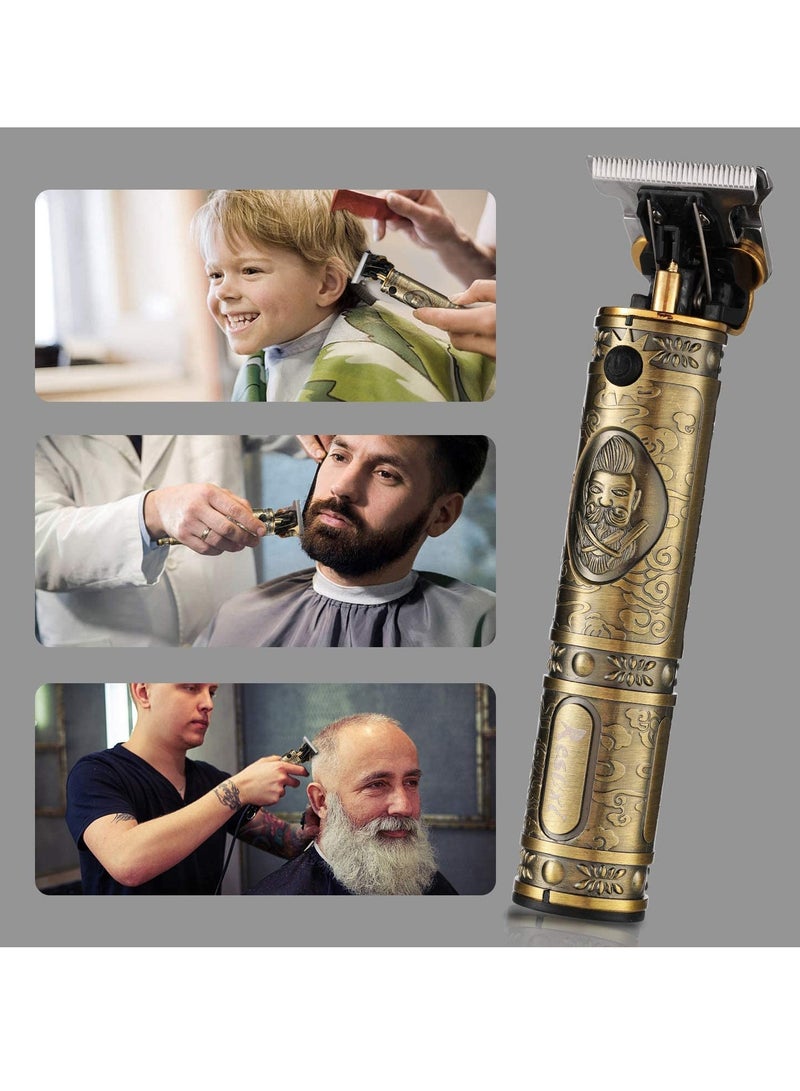ELTRAZONE Men's Hair Trimmer Clippers (Gold) - Image 1