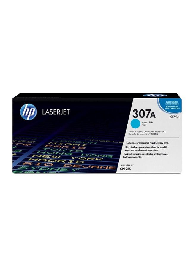 HP خرطوشة حبر أصلية 307A لطابعات ليزر جيت أزرق سماوي - Image 2