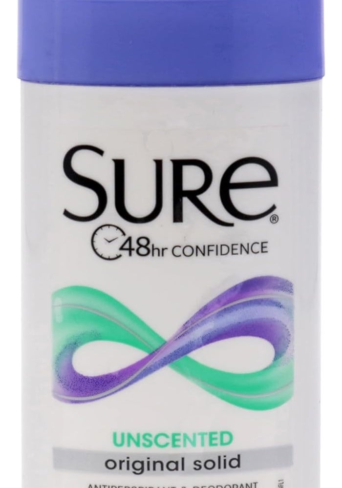 Sure Original Solid Unscented Antiperspirant Deodorant 2.7 oz - Pack of 6 - Image 1