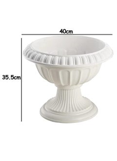 HOME TASTE Hometaste Plastic Plant Pots Vase Planter Pots For Garden Decor Decorative Garden Pots | Durable Plastic For Plant Flower Seedlings | Nursery Pot Flower Plant Container  - Image 2