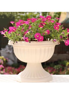HOME TASTE Hometaste Plastic Plant Pots Vase Planter Pots For Garden Decor Decorative Garden Pots | Durable Plastic For Plant Flower Seedlings | Nursery Pot Flower Plant Container  - Image 3
