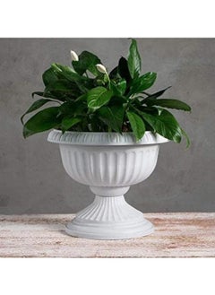 HOME TASTE Hometaste Plastic Plant Pots Vase Planter Pots For Garden Decor Decorative Garden Pots | Durable Plastic For Plant Flower Seedlings | Nursery Pot Flower Plant Container  - Image 4