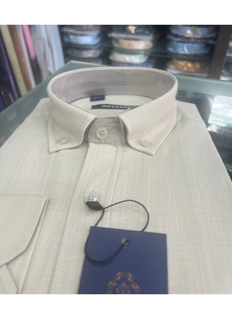 Massaro Linen Cotton Shirt  - Image 2