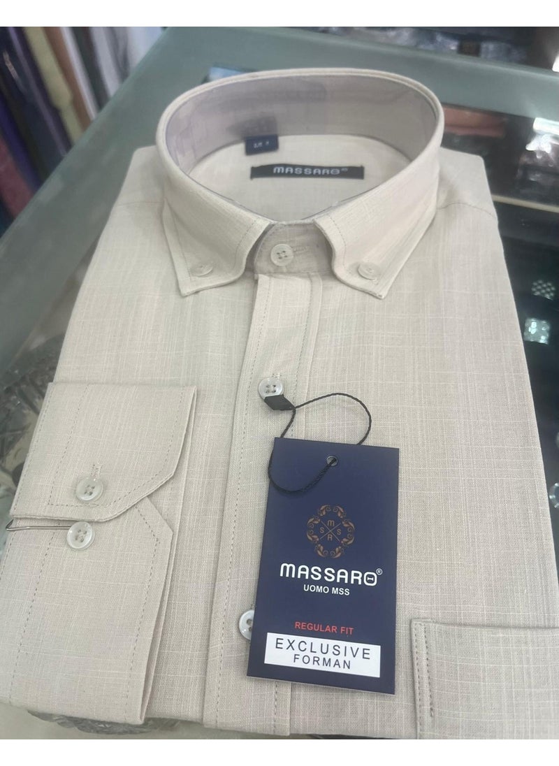 Massaro Linen Cotton Shirt  - Image 3