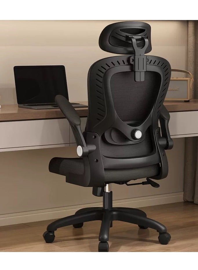 Generic Office Chair Computer Chair High Back Home Desk Chair with Support Backrest Headrest and Armrest ,Rolling Swivel Adjustable Task Chair（V3）  - Image 2
