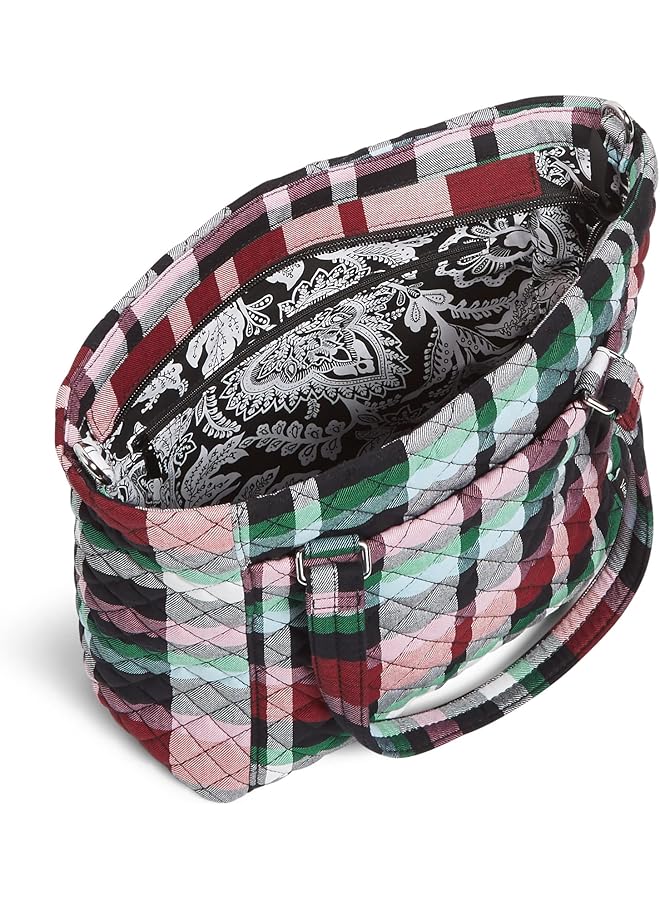 Vera Bradley Recycled Cotton Multi Strap Shoulder Satchel Purse - Image 3