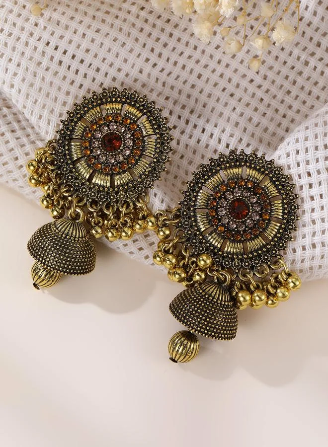 تايك تو Beaded Jhumka Dangle Earrings