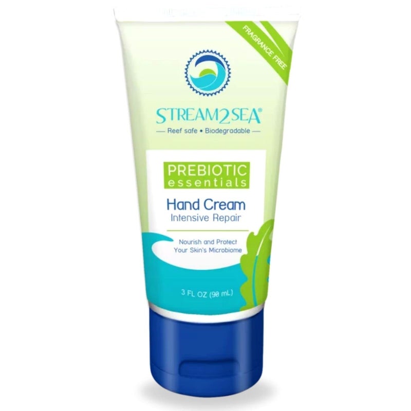 STREAM 2 SEA Unscented Intensive Repair Hand Cream Prebiotic Essentials Antioxidant Rich Reef Safe Natural and Paraben Free Moisturizing Hand Cream 3 Fl oz