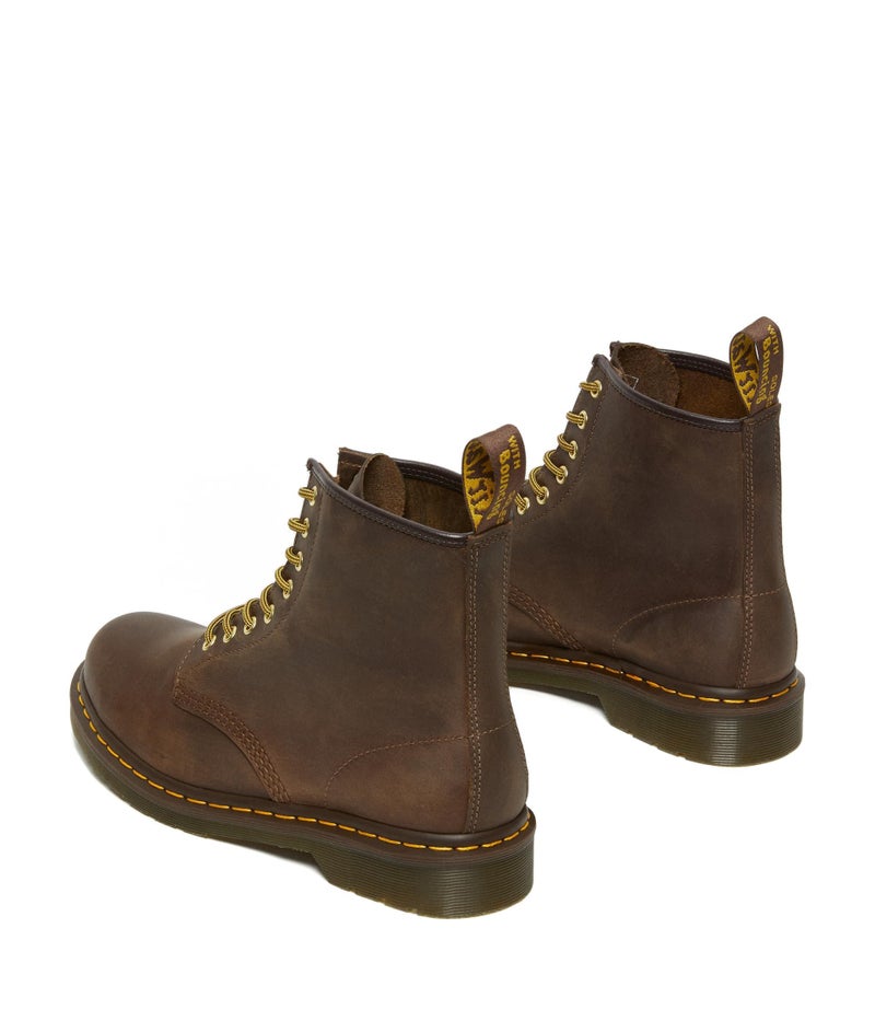 Dr Martens Dr. Martens Unisex 1460 Crazy Horse Leather 8 Eye Boot, Brown, 8 Women/7 Men - Image 3