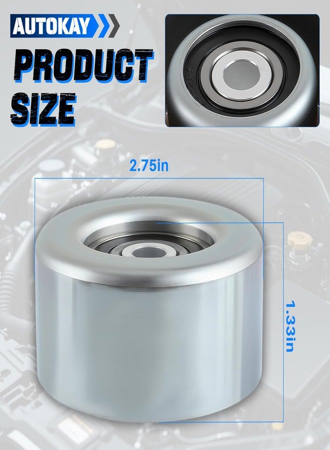 AUTOKAY Belt Pulley Tensioner for Toyota 08-16 for Lexus Drive Belt Tensioner Pulley Kit Replaces 0187-GSU45 16620-31051 16620-31031 - Image 4