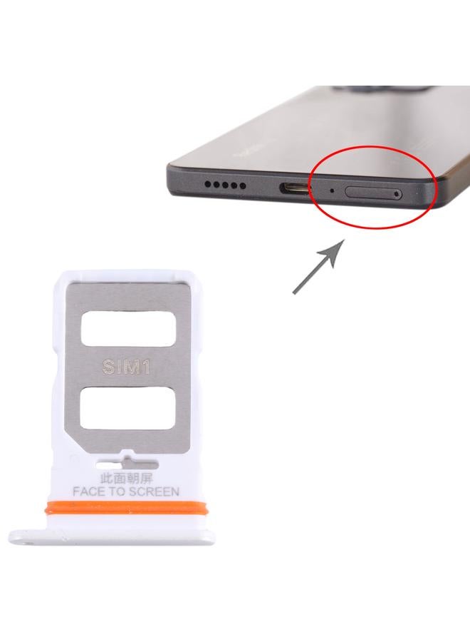 erorex For Xiaomi Poco X5 Pro SIM Card Tray + SIM Card Tray (White) - Image 4