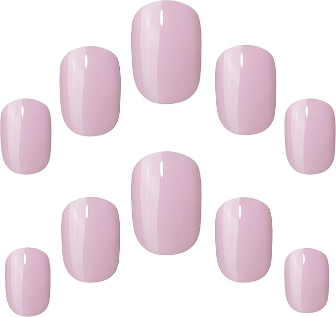 Elegant Touch Colour False Nails Pink Dusk Squoval - Image 2