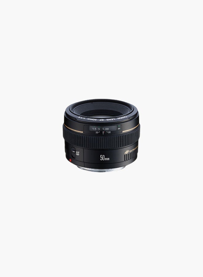 Canon EF 50mm f/1.4 USM Lens، Standard Prime Lens، Enthusiast level، For any Field of Photography Black - Image 1