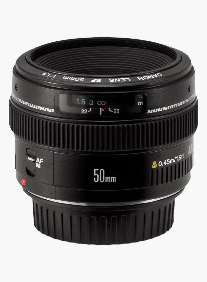 Canon EF 50mm f/1.4 USM Lens، Standard Prime Lens، Enthusiast level، For any Field of Photography Black - Image 2