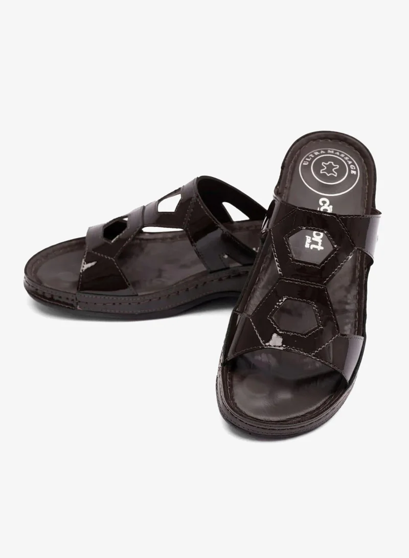 Comfort Plus  COMFORT PLUS ULTRA MASSAGE POINT WOMENS SANDAL BROWN for Women | Best Price UAE
