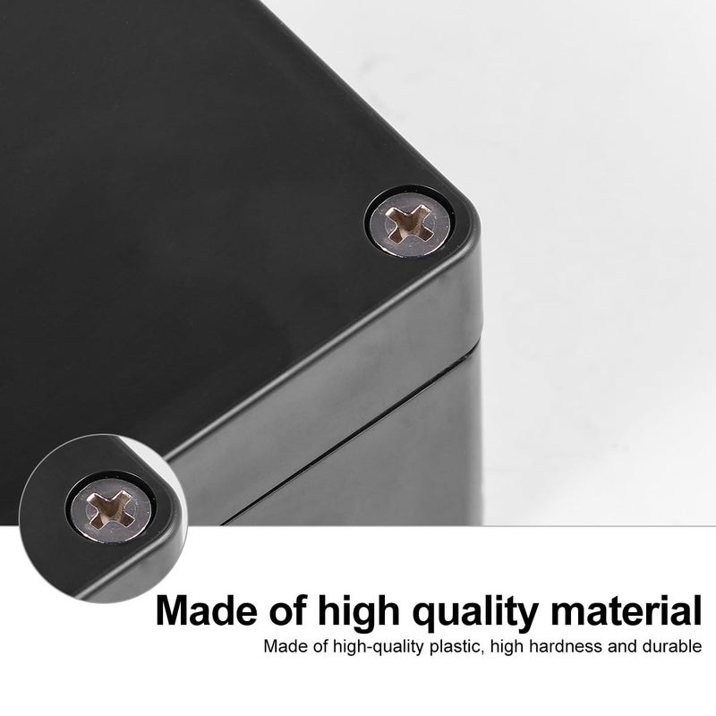 2 قطعة من صندوق التوصيل البلاستيكي من مادة ABS مع سدادة للتوصيلات الكهربائية DIY في الهواء الطلق - Image 5