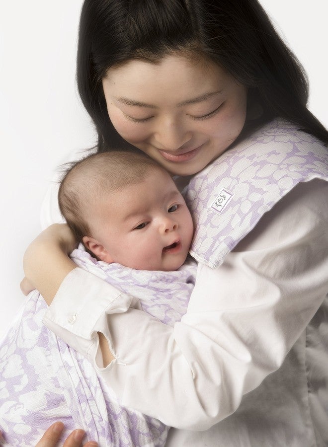 SwaddleDesigns SwaddleLite, Set of 3 Marquisette Swaddle Blankets, Premium Cotton Muslin, Lavender Lush Lite - Image 5