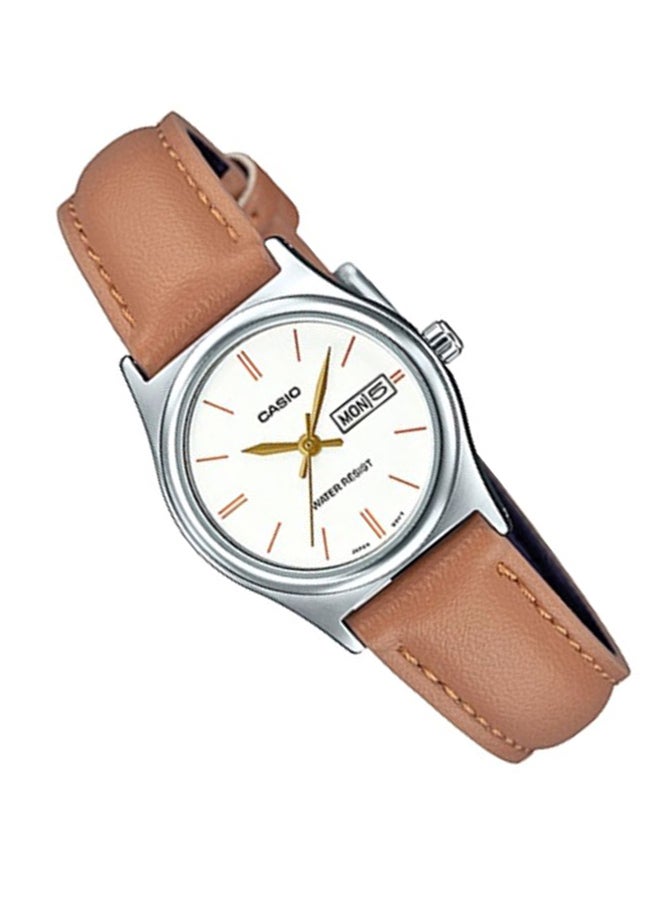 CASIO Women Dress Timepiece Water Resistant Analog Watch LTP-V006L-7B2 - 25 mm - Brown - Image 5