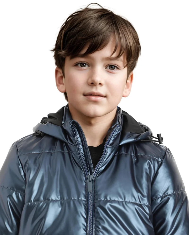Rare Ones Rare Ones Kids Napier Flouroscent Purple Polyester Full Sleeve Solid Jacket